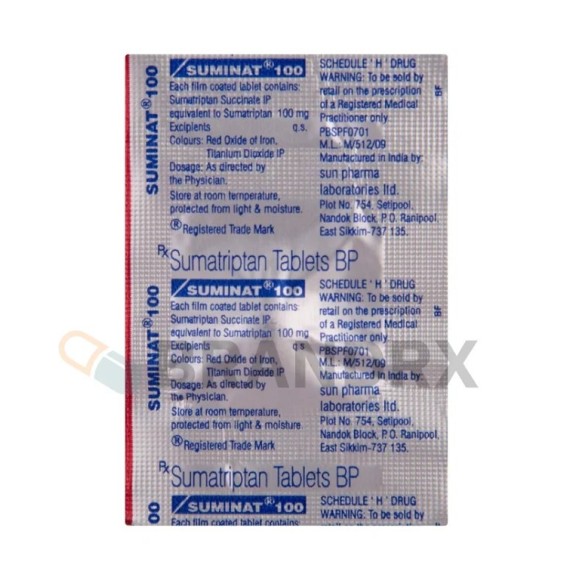 Suminat 100 mg Sun Pharmaceuticals Industries