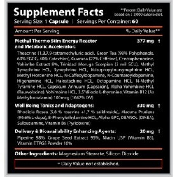 Revange Nutrition - THERMAL PRO V5 120 kapsul Revange Nutrition